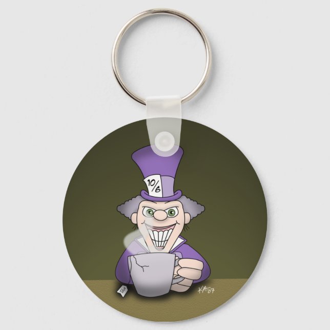 Mad Hatter Schlüsselanhänger (Vorderseite)
