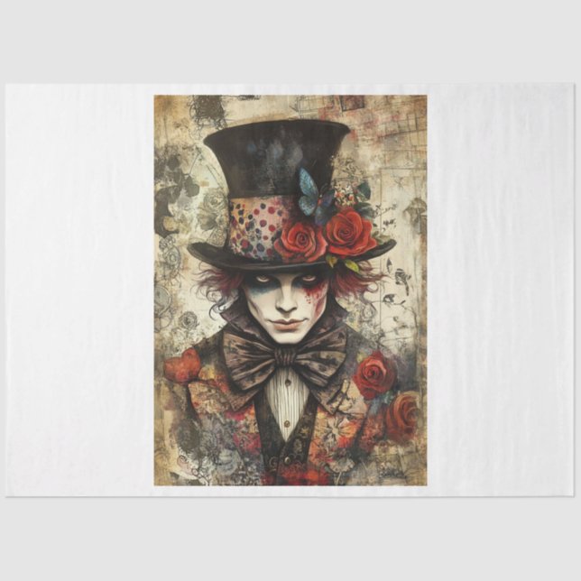 Mad Hatter Seidenpapier (Vorderseite)