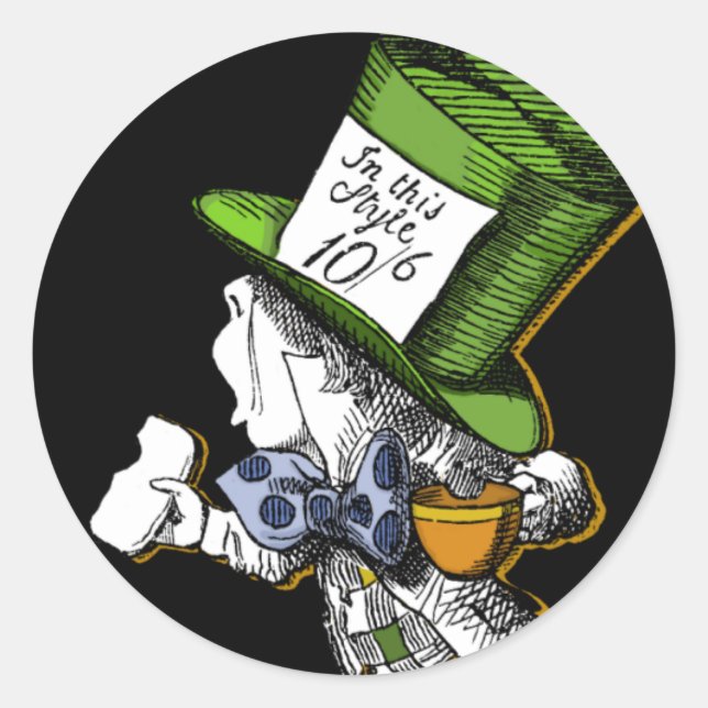 Mad Hatter Stickers (Vorderseite)