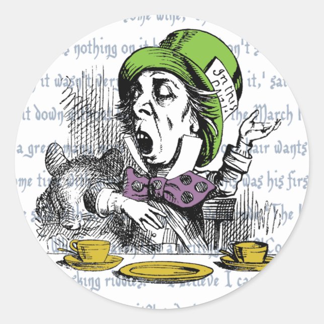 Mad Hatter Stickers (Vorderseite)