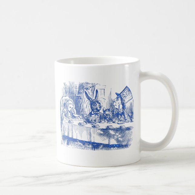 Mad Hatter Tea Party Kaffeetasse (Rechts)