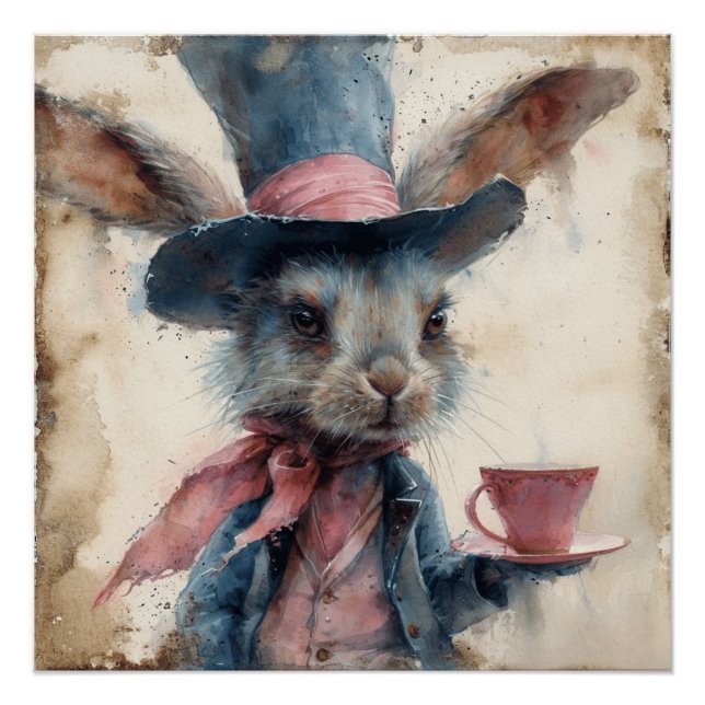 Mad Hatter: Tendenzen zu Teatime Poster (Vorderseite)