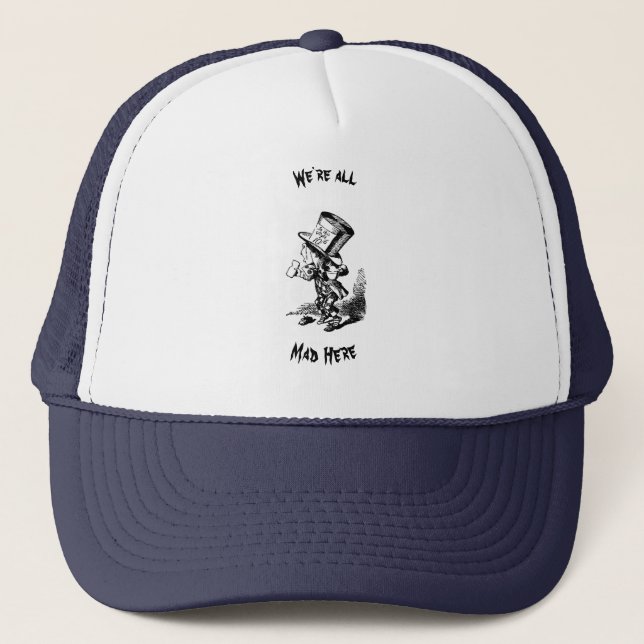 Mad Hatter Truckerkappe (Vorderseite)