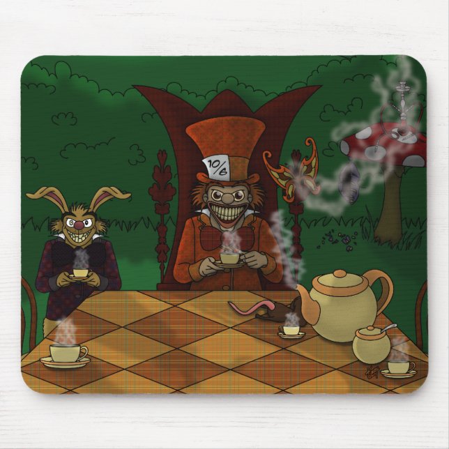 Mad Hatters Tea Party Mousepad (Vorne)