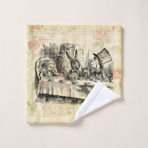 Mad Hatters Tee Party Alice im Wunderland Waschlappen