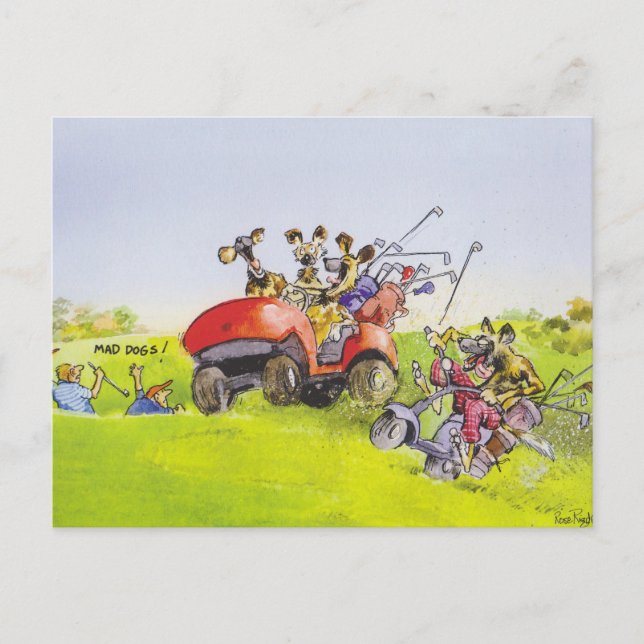 Mad Hogs Postkarte (Vorderseite)