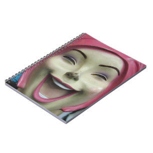 Mad Laughing Mannequin ~ Uncanny Valley Girl Notizblock
