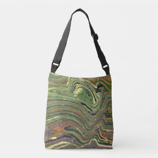 Mad Liebe 1 Wild grüne Abstrakte Tasche