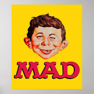 Mad Magazine T-Shirt Aufkleber Maske Poster