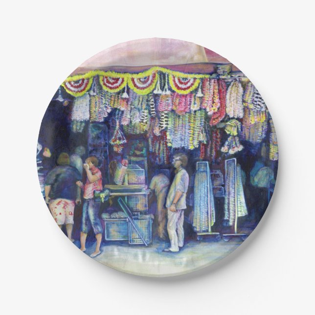 Mad Man on Market and Main, Singapur Pappteller (Vorderseite)