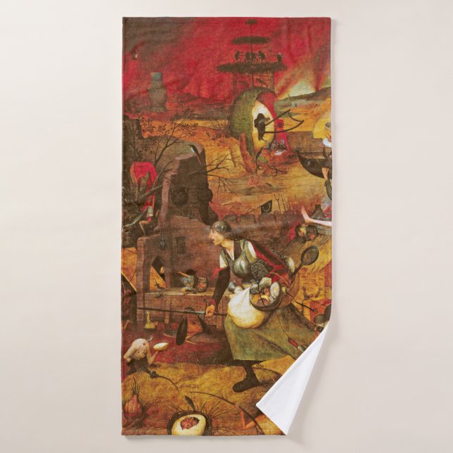 Mad Meg (Dull Gret), Pieter Bruegel (Serviette de bain)
