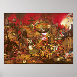 Mad Meg (Dull Gret), Pieter Bruegel Poster