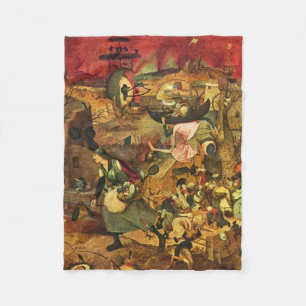 Mad Meg von Hieronymus Bosch Fleecedecke