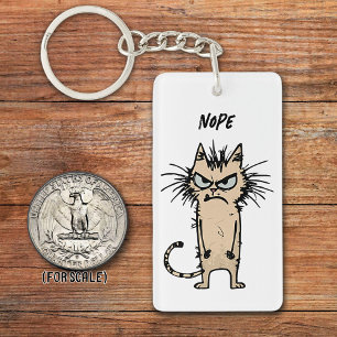 Mad Messy Cat Dessin Sarcastique Phrase Sac Charme