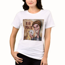 MAD Poker 90's Grunge Pazzo Frauenfilm T - Shirt