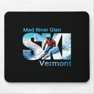 Mad River Glen Cooler Skiurlaub Ski Outdoor Sk Mousepad