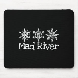 Mad River Mountain Ohio Ski Skifahren Snowflach Mousepad