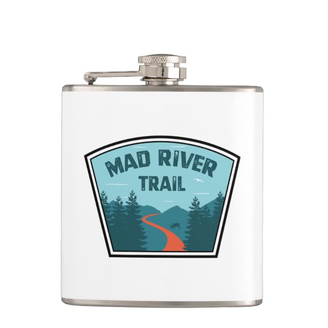 Mad River Trail Dayton Ohio Flachmann (Vorderseite)