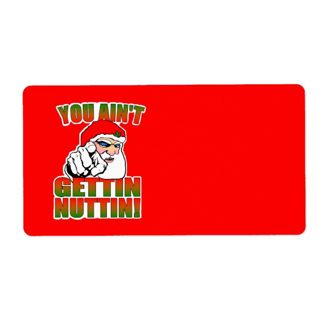 Mad Santa Label (Vorne)