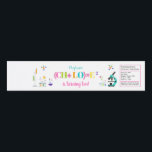 Mad Science Birthday Party Girl Favor White<br><div class="desc">Koordinieren Sie Ihr Party mit diesen lebendigen Etiketten der Wasserflaschen des Science Party. Ideal für JEDES ALTER! Personalisieren Sie es einfach und schnell mit Ihren Daten, drücken Sie einfach die Schaltfläche Anpassen, um den Stil und die Platzierung des Textes weiter zu ordnen und zu formatieren. Karo die passenden Artikel für...</div>