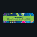 Mad Science Geburtstagspartei Einladungs-Labels<br><div class="desc">Mad Science Birthday Party Einladung Labels. Passende Artikel in meinem Geschäft. Anpassen mit jedem Text.</div>