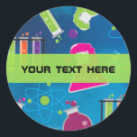 Mad Science Geburtstagsparty Fuvor Stickers<br><div class="desc">Mad Science Geburtstagsparty Spaß zu bevorzugen Stickers. Anpassen mit jedem Text. Matching-Elemente verfügbar.</div>