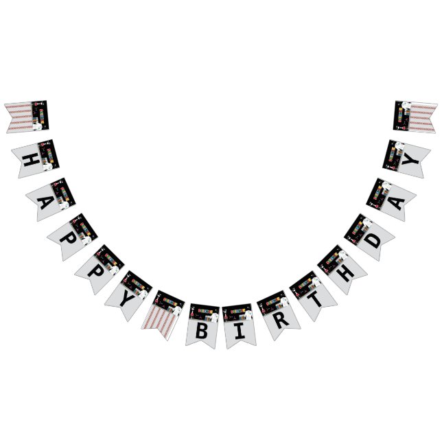 Mad Science Happy Birthday Wimpelkette (Alle)