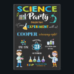 Mad Science Party Birthday Einladung Boy<br><div class="desc">Personalisieren Sie diese phantastische wissenschaftliche Party Einladung mit dem Namen, dem Alter und dem Party Ihres Kindes, indem Sie einfach die Schaltfläche Anpassen drücken, um den Stil und die Platzierung des Textes weiter zu ordnen und zu formatieren. Einige der Bilder können verschoben werden, um Ihre Party-Details zu berücksichtigen. c) Das...</div>
