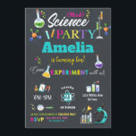 Mad Science Party Birthday Invitation Girl Einladung<br><div class="desc">Personalisieren Sie diese phantastische Party Einladung mit den Angaben zu Alter, Alter und Party Ihres Kindes einfach und schnell, drücken Sie einfach den Knopf Anpassen, um Stil und Anordnung des Textes weiter zu verordnen und zu formatieren. Einige der Bilder können verschoben werden, um Ihre Party-Details anzupassen. c) Das glückliche Cat...</div>