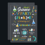 Mad Science Party Geburtstag Einladung Boy<br><div class="desc">Personalisieren Sie diese phantastische Party Einladung der Wissenschaft mit den Angaben zu Kind, Alter und Party einfach und schnell, einfach auf die Schaltfläche Anpassen, um den Stil und die Platzierung des Textes weiter zu gestalten und zu formatieren. Nachricht: Für den Namen des Geburtstagsjungen, wenn er länger als 4 Buchstaben ist,...</div>