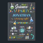 Mad Science Party Geburtstag Einladung Boy<br><div class="desc">Personalisieren Sie diese phantastische Party Einladung der Wissenschaft mit den Angaben zu Kind,  Alter und Party einfach und schnell,  einfach auf die Schaltfläche Anpassen,  um den Stil und die Platzierung des Textes weiter zu gestalten und zu formatieren.  

c) Das glückliche Cat Studio</div>