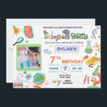 Mad Science Party, Scientist Birthday Einladung<br><div class="desc">Erleben Sie Ihre Gäste mit dieser farbenprächtigen wissenschaftlichen Geburtstagsfeier-Einladung mit den Experimenten mit dem Mikroskop-Handschuh-Experiment aus den Science-Elementen Keims,  können Sie ein Bild und ein Bild für den Hintergrund hinzufügen. Fügen Sie einfach Ihre Veranstaltungsdetails zu dieser benutzerfreundlichen Vorlage hinzu,  um sie zu einer einmaligen Einladung zu machen</div>