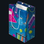 Mad Science Scientifics Geburtstagsparty Gift Bag Mittlere Geschenktüte<br><div class="desc">Mad Science Scientist Geburtstagsparty Geschenktasche. Matching-Elemente verfügbar.</div>