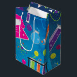 Mad Science Scientifics Geburtstagsparty Gift Bag Mittlere Geschenktüte<br><div class="desc">Mad Science Scientist Geburtstagsparty Geschenktasche. Matching-Elemente verfügbar.</div>
