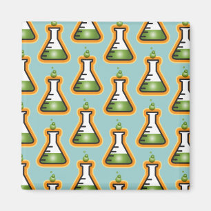 Mad Scientist Beakers Magnet