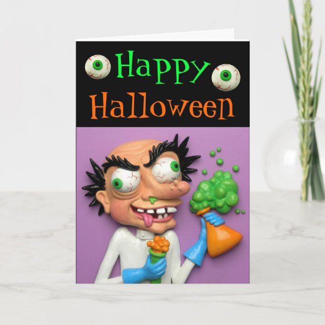 Mad Scientist Karte (Vorderseite)