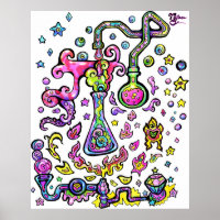Mad Scientist Labrador Science Experiment Kunst dr
