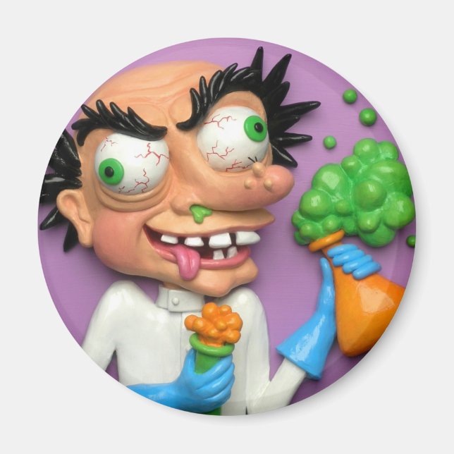 Mad Scientist-Party Magnet (Vorne)