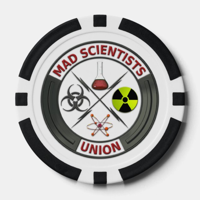 Mad Scientist Union Pokerchips (Vorderseite)