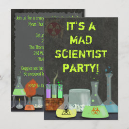 Mad Scientists-Party Einladung