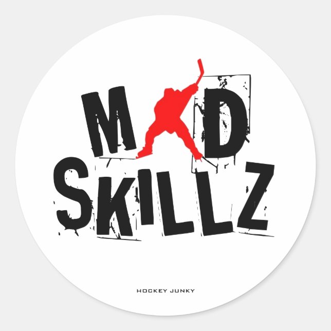 MAD SKILLZ RUNDER AUFKLEBER (Vorderseite)