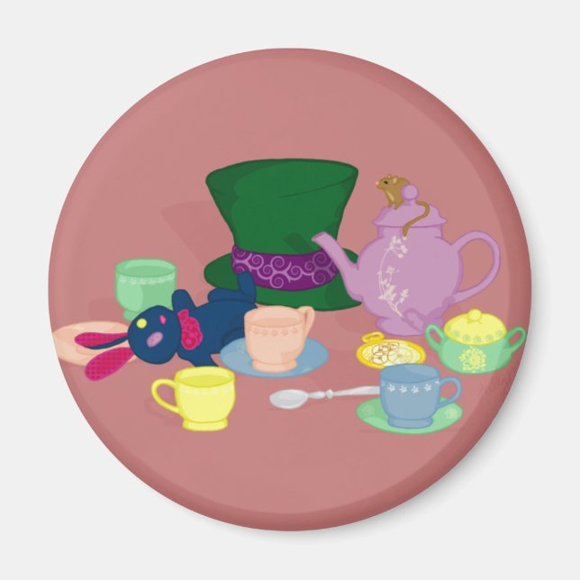 Mad Tea Party Magnet (Vorne)
