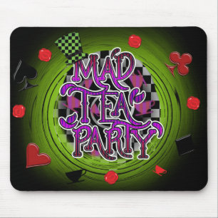 MAD TEA PARTY Whimsical Decoder Computer Mouse Pad Mousepad