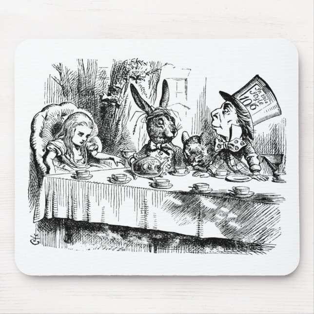 Mad Tee Party Mouse Pad Mousepad (Vorne)