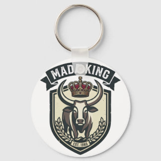 MADA KING | Madagassisches Zebu Madagaskar Schlüsselanhänger