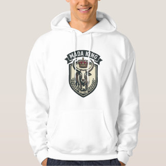 MADA KING | Madagassisches Zebu Madagaskar T-Shirt Hoodie
