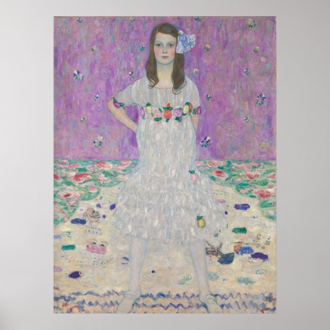 Mäda Primavesi — Gustav Klimt (1912-13) Poster (Vorne)