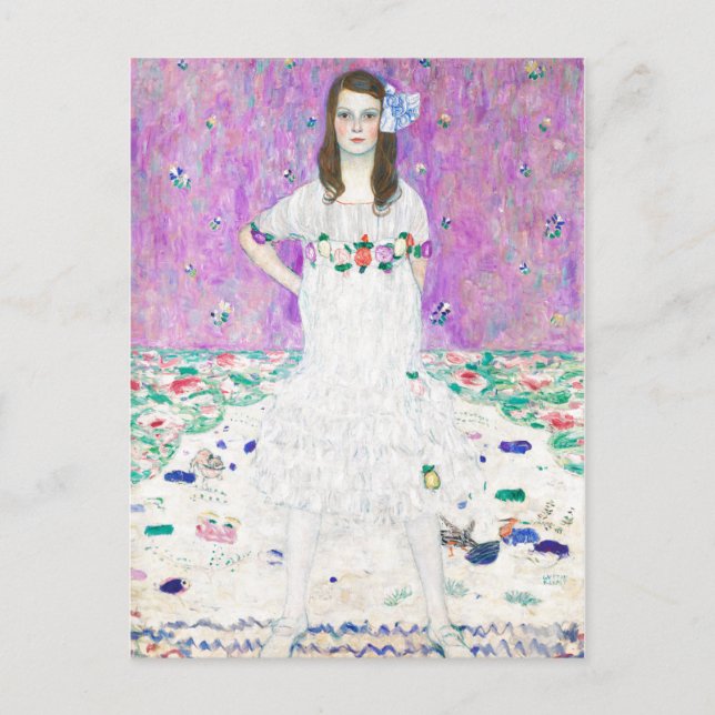 Mada Primavesi von Gustav Klimt Malerei Postkarte (Vorderseite)