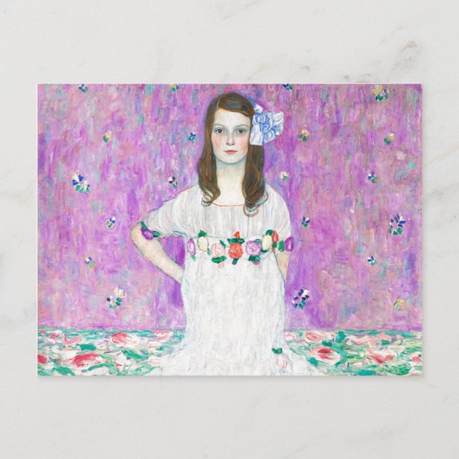 Mada Primavesi von Gustav Klimt Malerei Postkarte (Vorderseite)