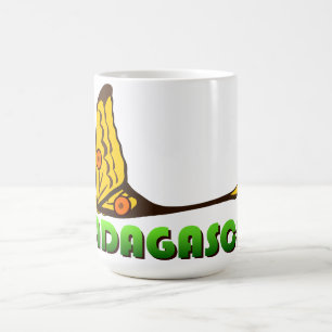Madagascar ikonischer Kometenfalter, Reise Kaffeetasse